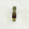 Xiangxu Design Tangcao Pattern Gold Open Couple Ring – Double Color, Fashionable & Unique