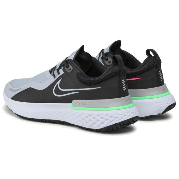 Nike React Miler Shield 'Gray Black Green' Men's CQ7888-003