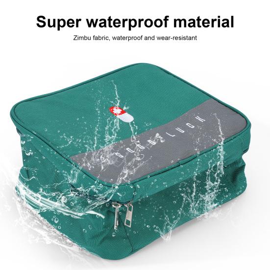 2Pcs Emergency Bags Portable Large Capacity Waterproof First Aid Kit Storage Bag for Home Car Office Camping