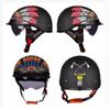 Locomotive Scooter Helmet Motorcycle Half Helmet Men's and Women's Helmet Four Seasons Light Locomotive Retro Helmet Riding