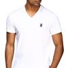 Burberry T Shirts Men's White V Neck Moderate Straight Fit 80172581
