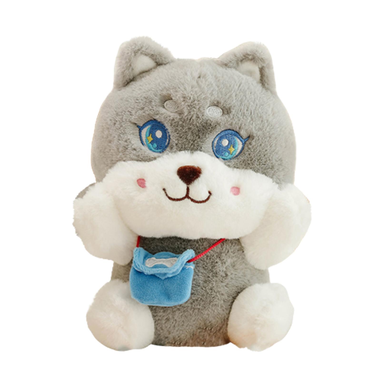 

Super Cute Animals Plush Toy Soft Stuffed Cartoon Throw Pillow Creative Bed Doll Rabbit серый