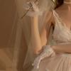 Romantic Accessories, Large Lace, Sexy Lace Short Gloves, One-piece Delivery W20
