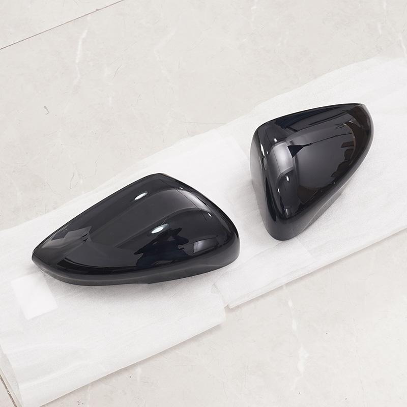 Rearview Mirror Cover Housing For Ford Focus MK4 2019-2023 LHD Black/Carbon Pattern Side Mirror Cap US Version Car Accessories