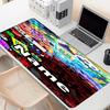 Custom Name Personalized Geometry Dash Pattern Mousepad, Laptop PC Desk Mat, Decorative Desk Mat for Home Keyboard Pad Gift