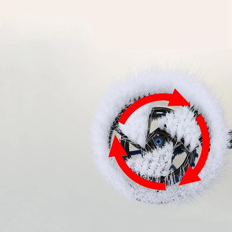 New Hydraulic Levels Car Wash Brush Automatic Rotation Washer Car Cleaning Washing Plastic Head Tools with 1/4 Inch Quick Connect