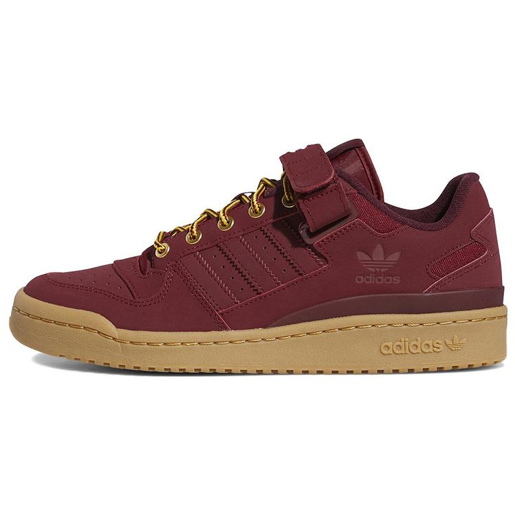 

adidas Forum Low Коллегиальный Бордовый Gum Унисекс Кроссовки Красный Бордовый GX7077 43⅓
