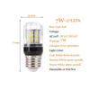 DC 12V 24V E27 E14 E12 B22 27LEDs 7W Lighting SMD 5730 LED Corn Bulb Lamp Christmas Chandelier Lights 110V 220V Lamps