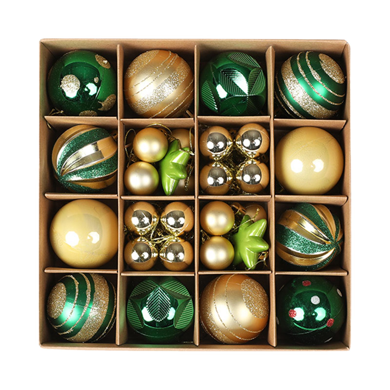 

36 штук Рождественские шары Украшения Безделушки для Рождества Новогодний подарок Выпускной зелёный