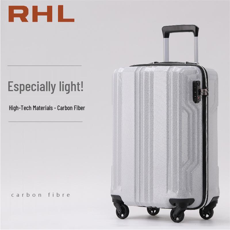 Ultra-Light Scratch-Resistant Carbon Fiber 20-Inch Carry-On with Universal Wheels