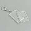 Acryl transparenter Fotorahmen Schlüsselanhänger mit Lieblingsfoto in rechteckiger Form