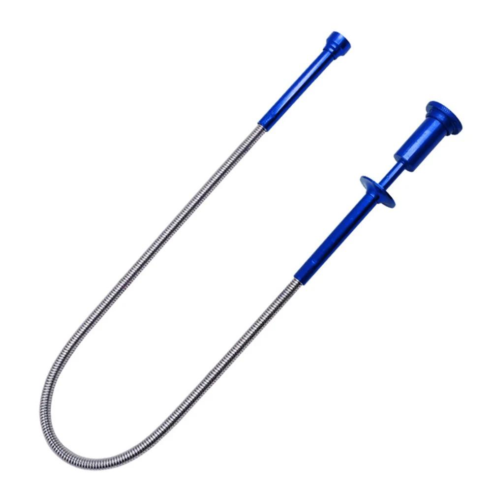 

Bander Tool Telescoping Magnetic pickup Claw 4 Claws with LED Light Magnetic Pick-up Tool Flexible Spring Magnet Grab Grabber Blue