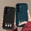Little Astronaut Print Soft Shockproof Phone Case For Samsung S25 Ultra S24 FE S23 Plus S22 A56 A36 A16 A55 A06 A05 A15 A35 A54 Matte TPU Bumper Cover
