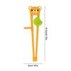 Bacchette Divertenti Animali per Bambini Cartone Animato Grado Alimentare Bacchette di Allenamento Stoviglie per Bambini