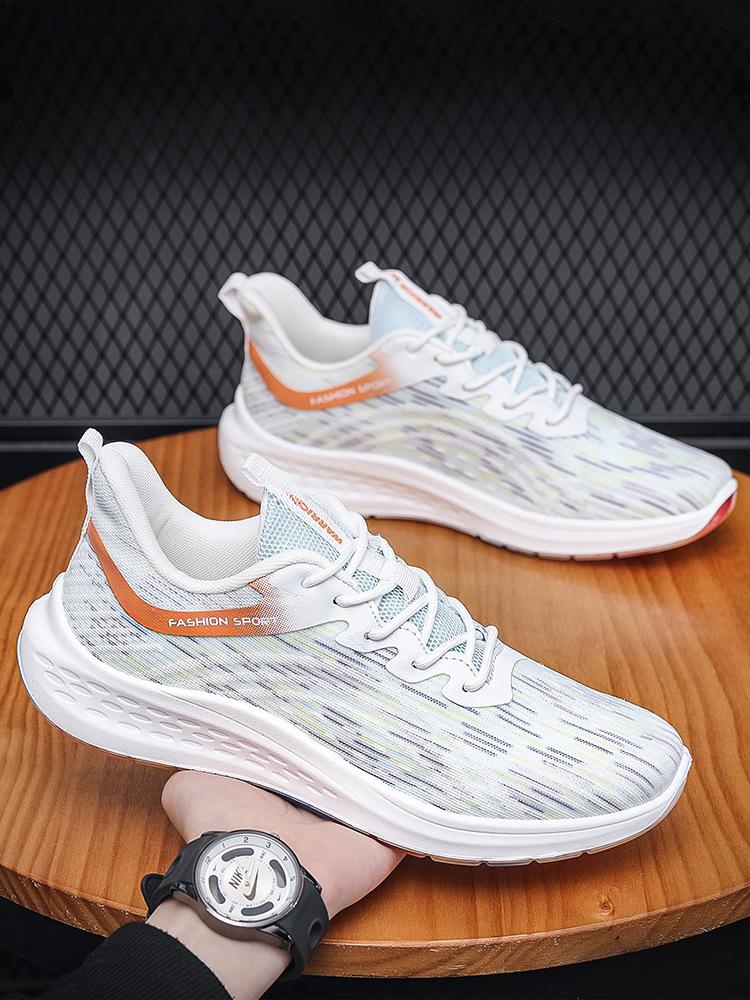 Sales Men's Casual Net Shoes  New Summer Breathable Men's Net Coconut Shoes