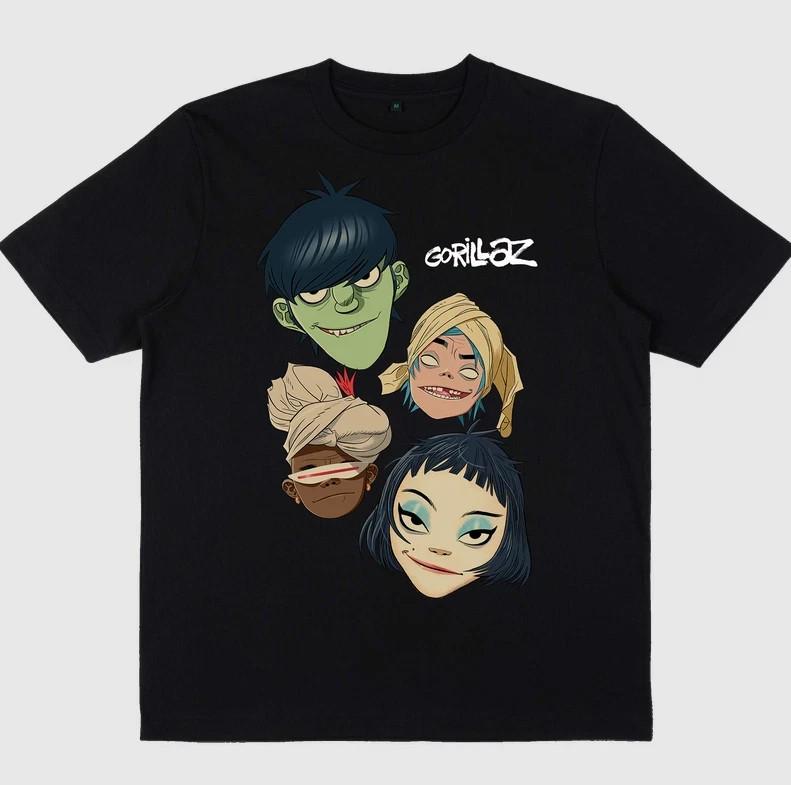 Gorillaz1 The Mountain Heads Unisex TShirt Fullsize S5XL Unisex T-Shirt L