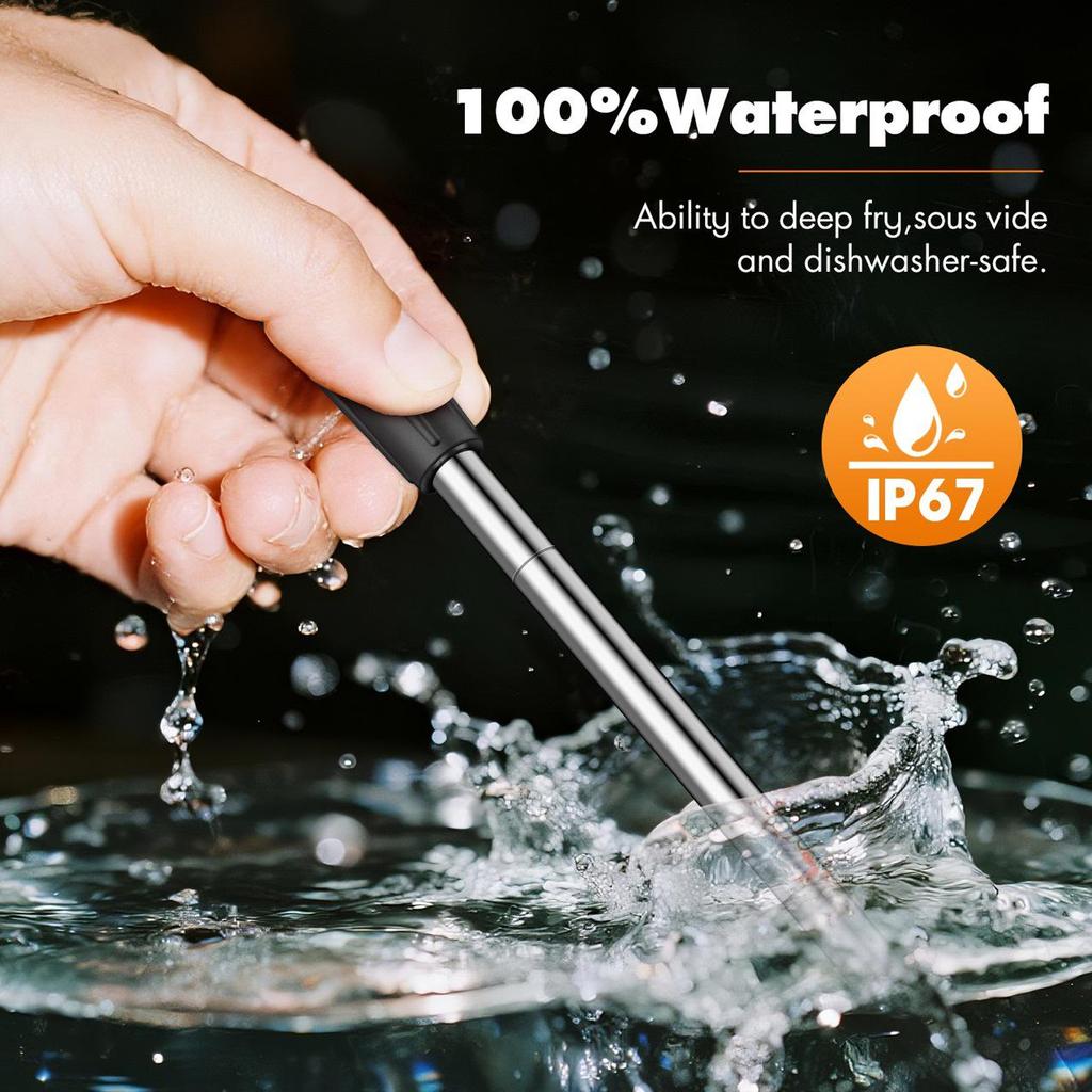 Smart Wireless Waterproof Bluetooth BBQ Thermometer