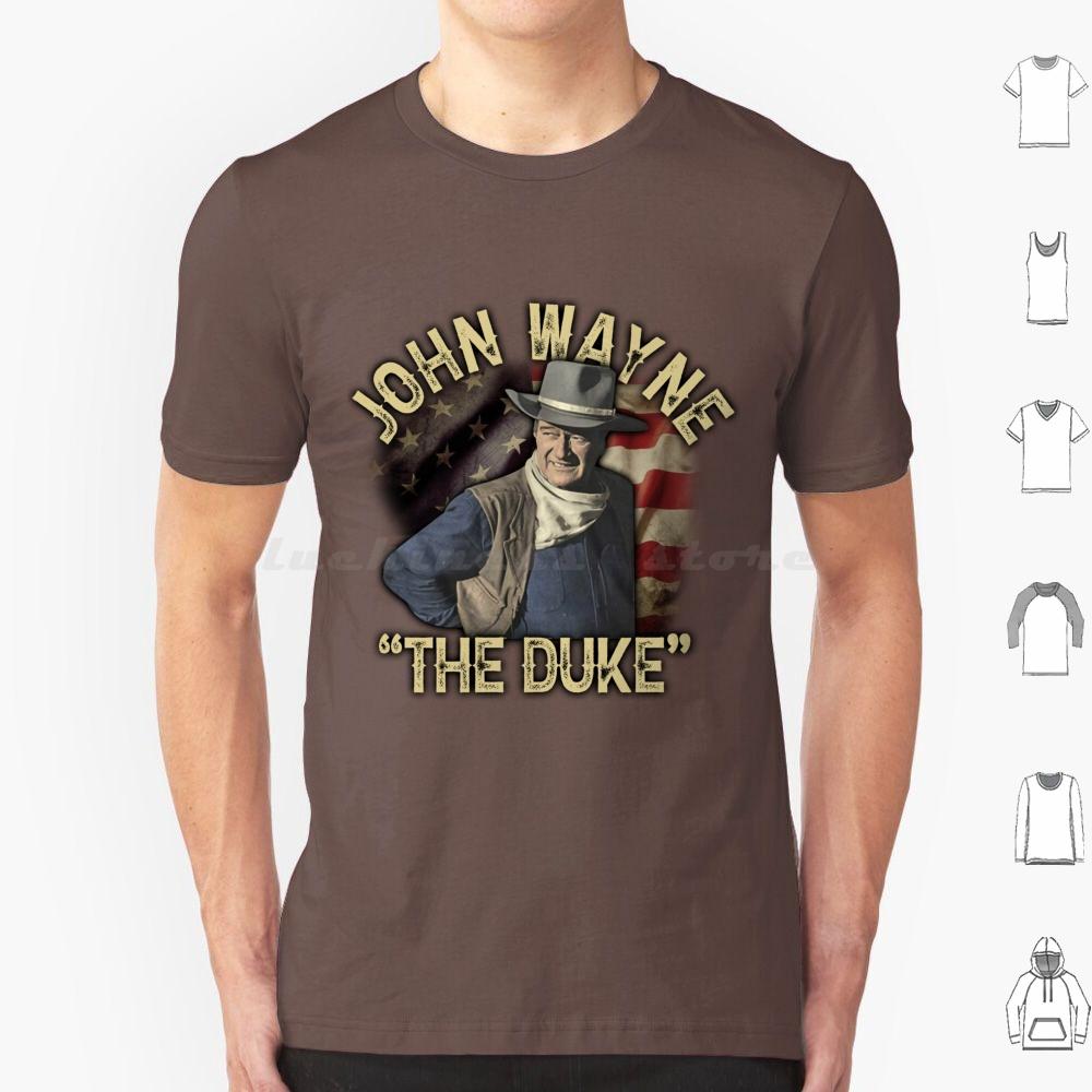 John Wayne The T Shirt Cotton Men Women DIY Print John Wayne Absinthe Joanne Cinema Fotografia Magliette The John Wayne Bravo