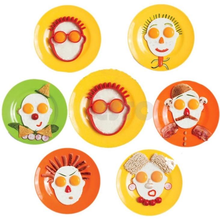 Unique Silicone Eye Glasses Man Egg Fryer Baking Tool