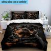 Butterflies And Bulldog Garden 3pcs Bedding,Including 1pc Duvet Cover And 2pcs Pillowcases Perfect for Christmas,Ideal for Bedroom, Dormitory