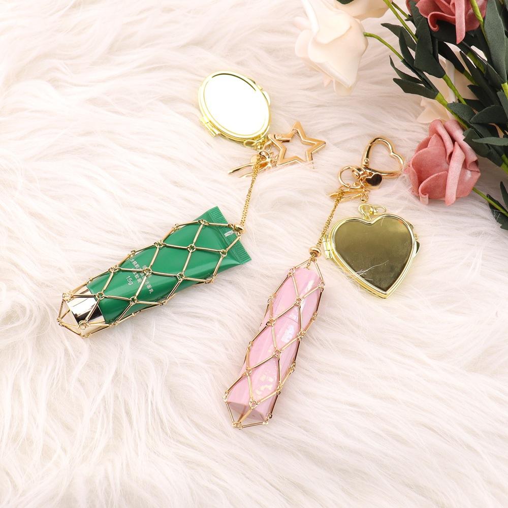 Bag Pendant Fashionable Original Simple Metal Mesh Pocket Pendant Keychain Bag Lipstick Mesh Pocket K57