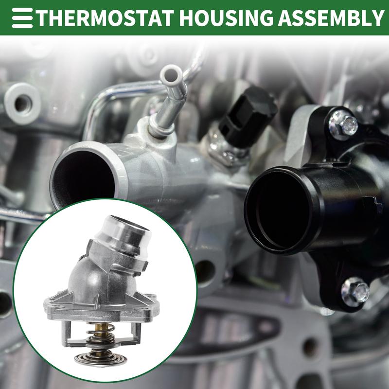 X Autohaux Engine Coolant Thermostat Housing Assembly for BMW X5 2000-2003 No.11531436386