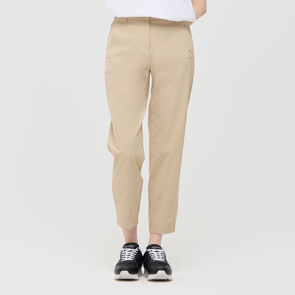 CHALLENGER Women'S Essential Tapered Fit Cargo Golf Pants Beige