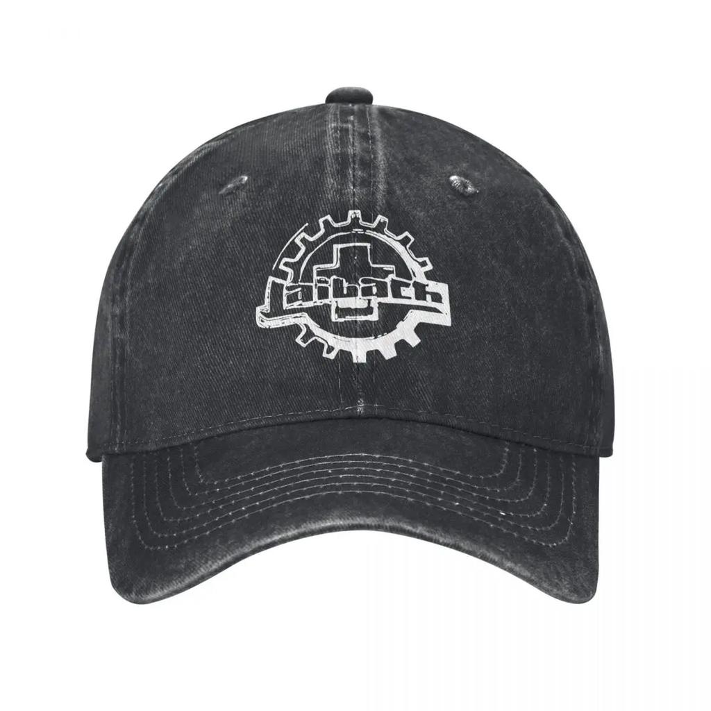 Laibach, Industriel Avant-Garde, Dark Wave, Chapeau en jean Engrenage & Croix Design Respirant Chapeau d'été Casquette de Baseball Hommes