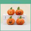 Creative Small Pumpkin Plush Toy Whimsical Halloween Ghost Bag Charm Keyring