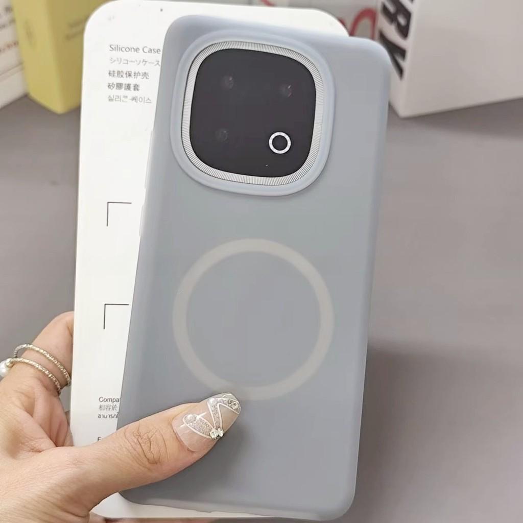 

Премиальный магнитный мягкий чехол-желе из настоящего жидкого силикона для IQOO 13/12 Neo 10/Z10 Turbo Pro Z9 Turbo + Противоударный чехол для телефона IQOO 13