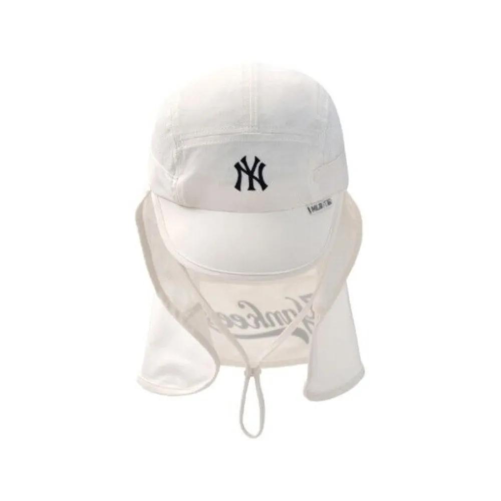 [MLB] Cap NQK 7ACPB0253-50WHS Mesh Color Block Summer Flap Cap New York Yankees F3