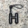 26 Initials Leather Alphabet Key Chain Genuine Sheepskin Car Pendant  Ladies