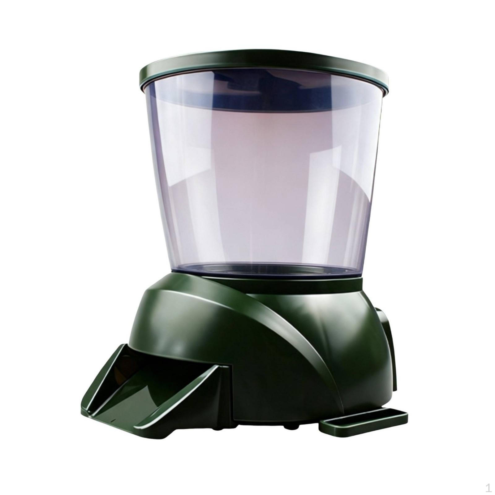 Automatic Pond Aquatic Feeder Refillable Adjustable