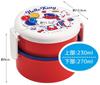 Skater Bento Rice Ball Made in Sanrio Hello Always by Your Box, 500ml, Two-Tier, Round, Case, Antibacterial, Japan, Kitty, Side, ONWR1AG-A