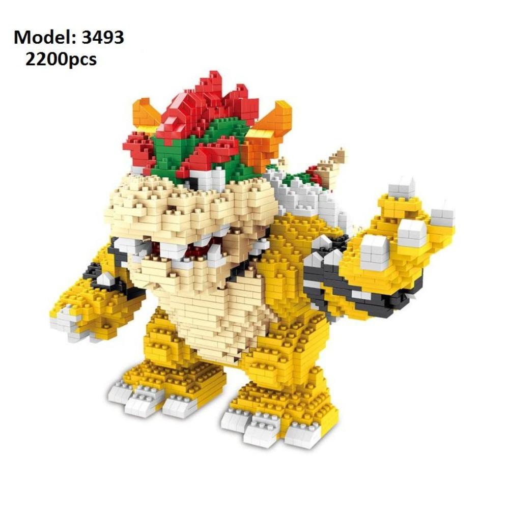 

ZMS Mini Blocks Cartoon Building Toy Anime Bricks Educational Brinquedos for Kids Gift Children Christmas Present 3492