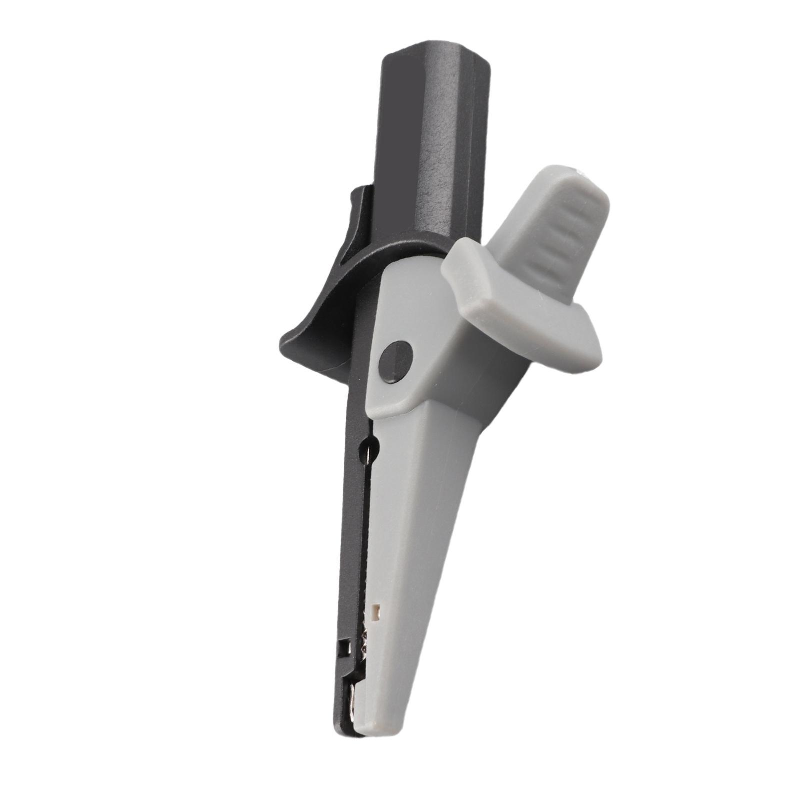 

Insulated Test Clamp Safe 20mm Opening Current Test Clip with 4mm Banana Socket for Car Trucks Electrical Projects чорний