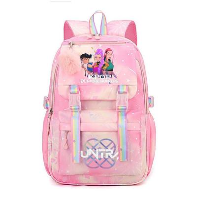 Παιδικό Κοριτσίστικο Kpop Rumi Mira Zoey Super Star Τραγουδιστές Τυπωμένο Σακίδιο Πλάτης Μαθητική Σχολική Τσάντα