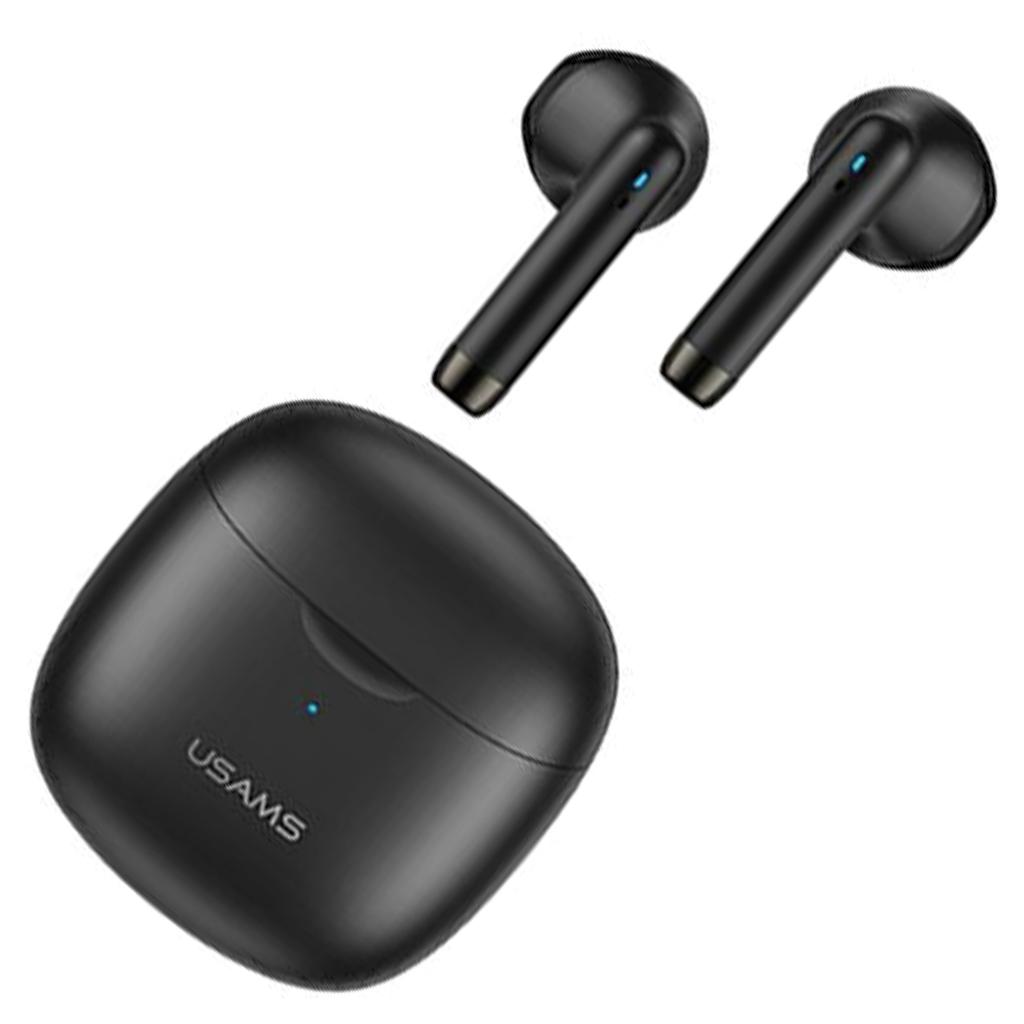 USAMS Bluetooth 5.0 Tws Iaseries Wireless Headphones Black/Black Bhuia01 (Us-Ia04)