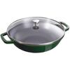 STAUB Wok Avec Couvercle En Verre 30 Cm Basilic