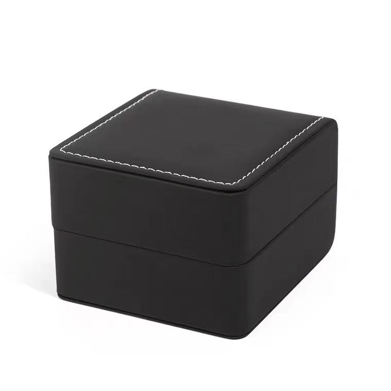 Watch box, exquisite men's watch box, frosted leather gift watch box storage