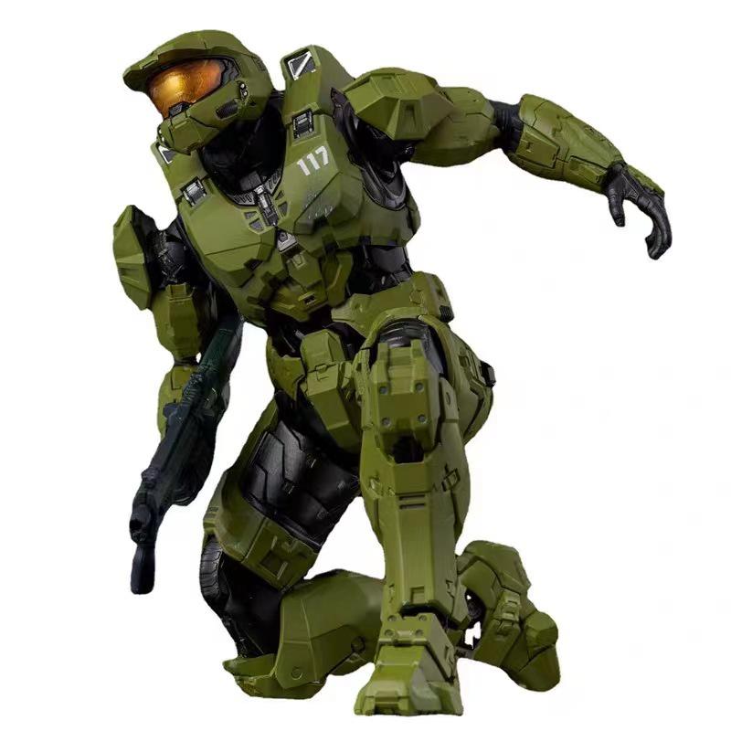 Sentinel HALO Infinite Master Chief Action Figure Collectible Ornament Boxed