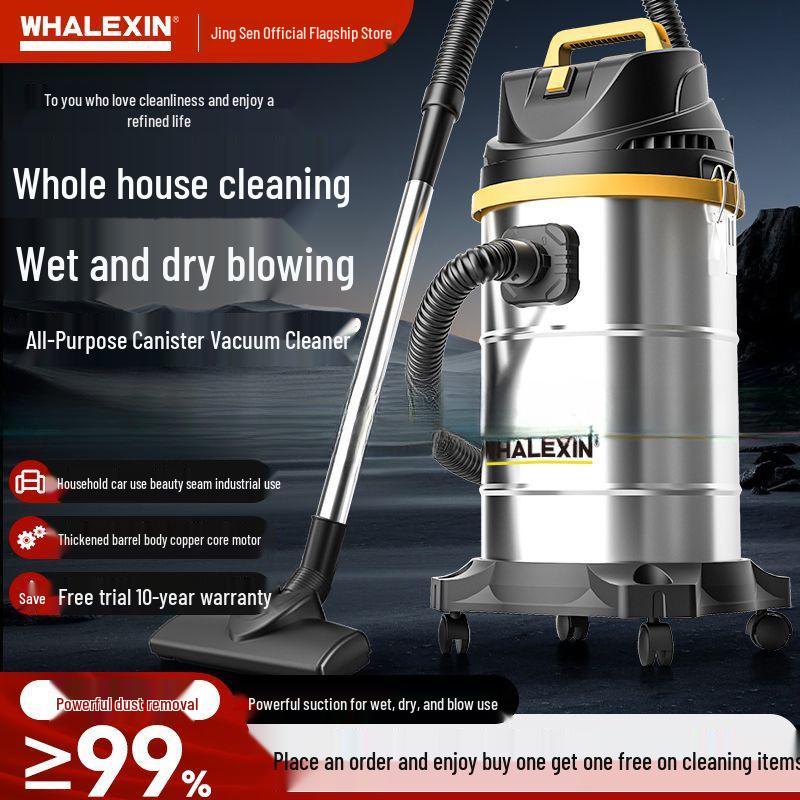 JingSen Dual-Use Vacuum Cleaner for Home, Commercial, and Automotive Cleaning