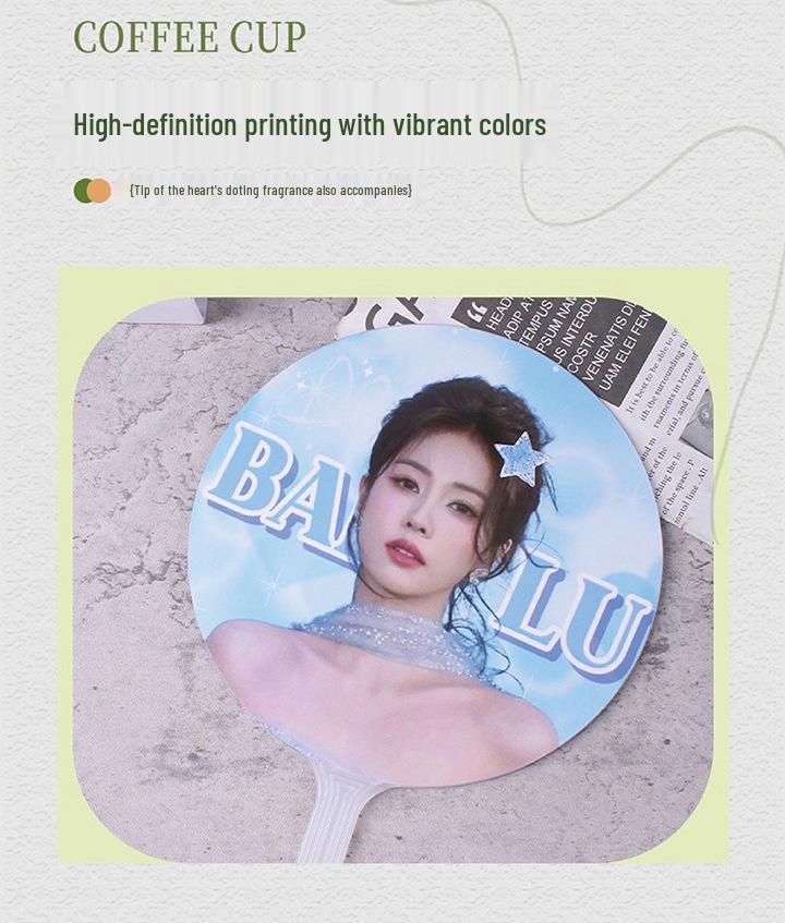 Büyük ve Küçük Kendin Yap Konser Yelpazeleri - Japon/Kore Yıldızı ve Anime Yuvarlak Yelpaze Ürünleri