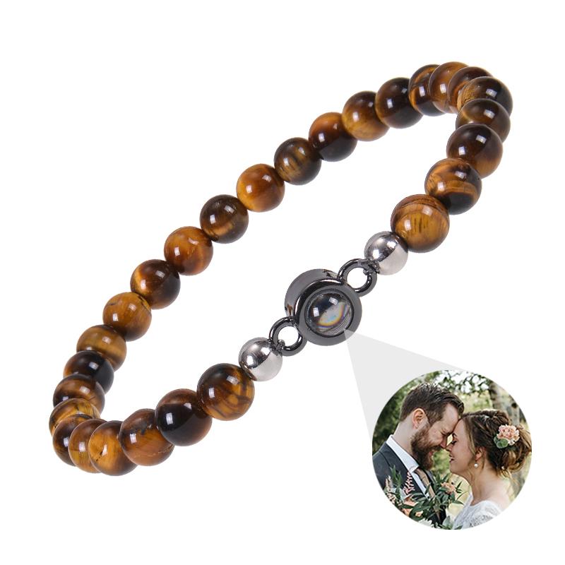 Individuelles Armband mit Bild innen Personalisierte Projektionsarmbänder mit Fotos Armband mit Foto Personalisierte Gedenkgeschenke