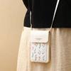 Dámské tašky Měkké kožené peněženky Dotykový displej Mobilní telefon Kabelka Crossbody Ramenní popruh Kabelka pro ženy Levné Dámské Tašky