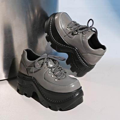 Fashion Fashion Inside Heightening Women Platform Sport Single Super Soft High Heels