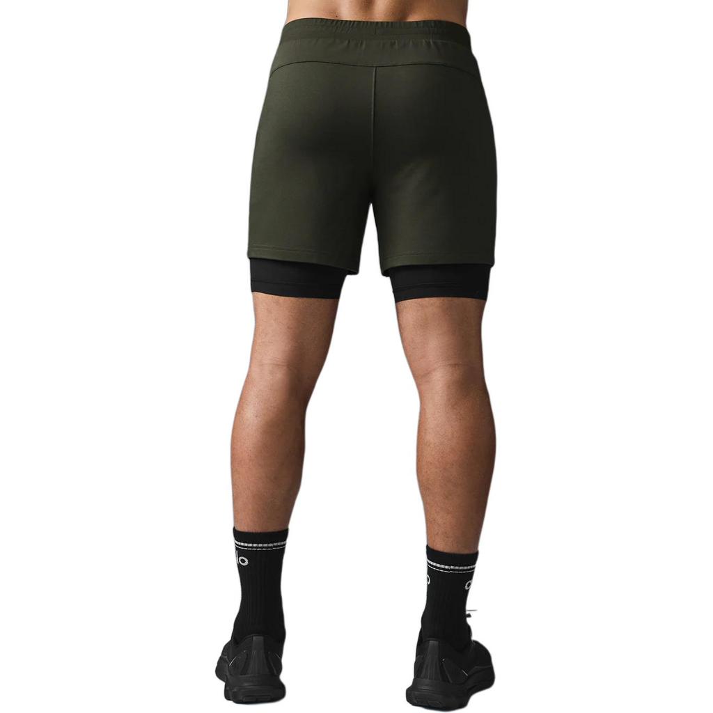 Alo Yoga Casual Shorts Men's Dark Green M6153R