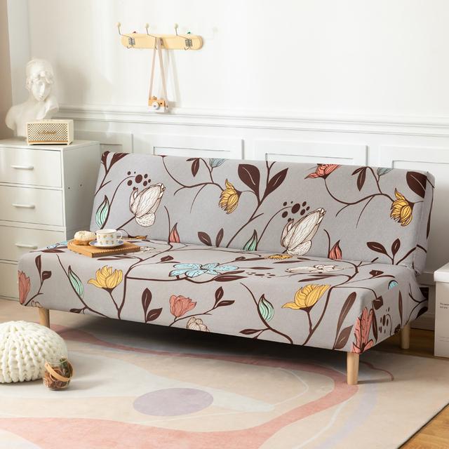 

Эластичные чехлы для диванов из спандекса, безрукий чехол для дивана для гостиной, эластичные чехлы для раскладного дивана-кровати, защита для мебели 120-140cm S