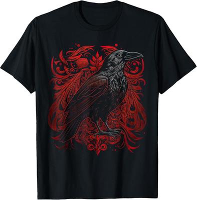 Odin's Raven Viking Norse Runes Nordmann Mythology T-Shirt
