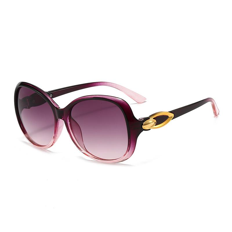 Sunglasses women's UV protection sunglasses sunshade cat eye sunshade high-end round face thin
